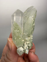 Load image into Gallery viewer, Chlorite-Included Faden Quartz Cluster (Green Phantom Quartz) | Pakistan Mineral Specimen