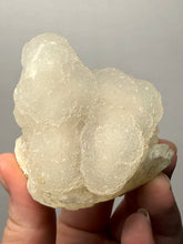 Load image into Gallery viewer, High-Grade “Dream Cloud” Druzy Chalcedony Stalactite — Maharashtra, India (Collector Display Specimen)