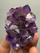Load image into Gallery viewer, Premium Hematite-Phantom Deep Magenta Ametrine Cluster | Deccan Traps, India | Collector Mineral Specimen