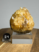 Load image into Gallery viewer, Glowing Flame Calcite Cluster from Maharashtra • High Grade