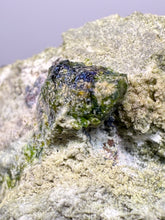 Load image into Gallery viewer, Gemmy Green Garnet on Matrix – Pakistan Collector Specimen