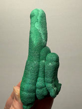 Load image into Gallery viewer, 4.5” High-Grade Malachite Stalactite “Cave” Formation | DR Congo | Mineral Collector Specimen