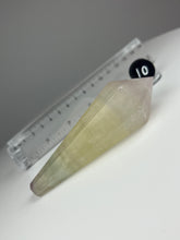 Load image into Gallery viewer, Dendrite Manganese and Iron Included Rainbow Fluorite Wand