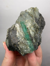 Load image into Gallery viewer, Emerald Variety Green Beryl on Matrix | Northern Bahia, Brazil | Collector Mineral Display Specimen