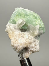 Load image into Gallery viewer, Mint Green Tourmaline on Matrix– Pegmatite Mineral Specimen from Pakistan