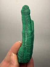 Load image into Gallery viewer, 4” Druzy Malachite Stalactite — Botryoidal “Cave” Formation | DR Congo | Collector Mineral Specimen