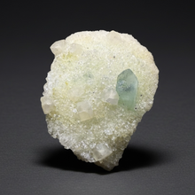 Load image into Gallery viewer, Luminous Mint Apophyllite with Glittering Druzy Sugar Quartz – India