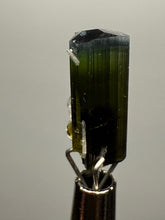 Load image into Gallery viewer, Blue Cap Dark Green Stak Nala Tourmaline with Cleavelandite – Haramosh Mountains, Pakistan | Thumbnail Specimen