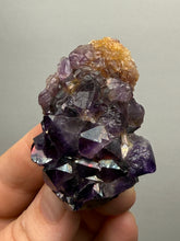 Load image into Gallery viewer, Premium Hematite-Phantom Deep Magenta Ametrine Cluster | Deccan Traps, India | Collector Mineral Specimen