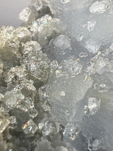 Load image into Gallery viewer, Druzy Chalcedony Stalactite with Druzy Clear Apophyllite & Optical Calcite | Maharashtra, India