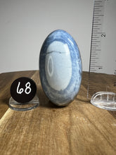 Load image into Gallery viewer, Lingam - Blue Opal with Chalcedony from India