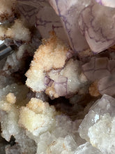 Load image into Gallery viewer, QR Code Fluorite with Druzy Chalcedony from Guizhou Province, China