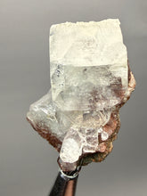 Load image into Gallery viewer, Lustrous Apophyllite over Red Heulandite (Zeolite Pocket) — Deccan Traps, Maharashtra, India