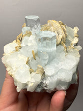Load image into Gallery viewer, Premium Aquamarine with Mica on Matrix Collector Mineral Specimen – Nagar Valley, Pakistan