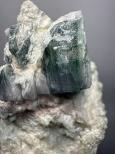 Load image into Gallery viewer, Watermelon Tourmaline with Cleavelandite and Aquamarine Blue Beryl Matrix – Collector Mineral Specimen from Pakistan