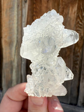 Load image into Gallery viewer, Clear Gem Apophyllite Encrusted Stalactite • Maharashtra, India