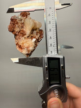 Load image into Gallery viewer, Shiny Peach Stilbite on Druzy Red Heulandite – High-Grade Collector Mineral Specimen from India