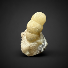 Load image into Gallery viewer, Rare Botryoidal Yellow Fluorite on Quartz Matrix Collector Mineral Specimen – Maharashtra, India