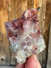 Load image into Gallery viewer, Red & Green Apophyllite + Peach Scolecite • RARE, High Grade • Maharashtra, India