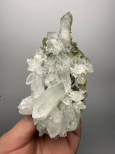 Load image into Gallery viewer, Chlorite-Included Quartz Cluster (Green Phantom Quartz) | Double Sided | Pakistan Mineral Specimen