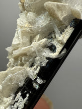 Load image into Gallery viewer, Dark Green Cap Stak Nala Tourmaline with Flower Cleavelandite Matrix – Haramosh Mountains, Pakistan