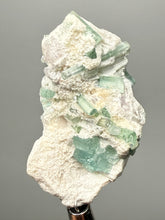 Load image into Gallery viewer, Pink Morganite, Blue Green Indicolite & Purple Lepidolite Mineral Specimen from Pakistan – Collector Grade Pegmatite Piece