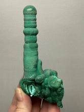 Load image into Gallery viewer, 5” High-Grade Malachite Stalactite “Cave” Formation | DR Congo | REPAIRED | Mineral Collector Specimen