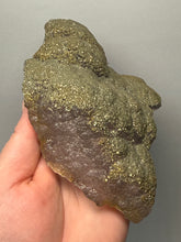 Load image into Gallery viewer, Pink Botryoidal Fluorite with Druzy Pyrite | Collector Mineral Specimen | Jiangxi Province, China