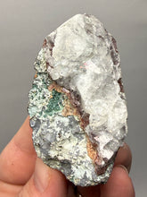 Load image into Gallery viewer, Apophyllite on Red & Green Heulandite – Deccan Traps, Maharashtra, India