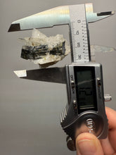 Load image into Gallery viewer, Self-healed Blue and Green Cap Stak Nala Tourmaline w Double Terminated Quartz on Cleavelandite Matrix – Haramosh Mountains, Pakistan