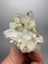 Load image into Gallery viewer, Chlorite-Included Faden Quartz Cluster (Green Phantom Quartz) | Pakistan Mineral Specimen
