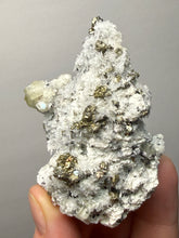 Load image into Gallery viewer, 2.7” New Find: Huanzala Mine Peru Sphalerite + Chalcopyrite + Apatite + Calcite + Quartz | Collector Display Specimen