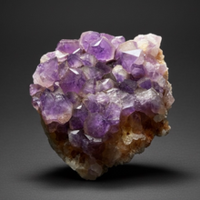 Load image into Gallery viewer, Premium Hematite-Phantom Deep Magenta Ametrine Cluster | Deccan Traps, India | Collector Mineral Specimen