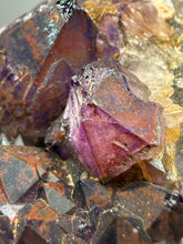 Load image into Gallery viewer, Premium Hematite-Phantom Deep Magenta Ametrine Cluster | Deccan Traps, India | Collector Mineral Specimen