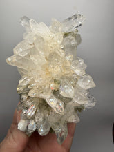 Load image into Gallery viewer, Chlorite-Included Quartz Cluster (Green Phantom Quartz) – Pakistan Mineral Specimen
