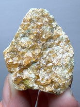 Load image into Gallery viewer, Hessonite Garnet Cluster on Matrix – Natural Collector Specimen from Pakistan | High-Grade Orange-Red Garnet Crystals