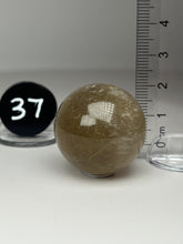 Load image into Gallery viewer, Golden Rutile Quartz (AKA Golden Angel Hair Quartz) Sphere