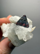 Load image into Gallery viewer, Dark Green Cap Stak Nala Tourmaline with Cleavelandite Matrix – Haramosh Mountains, Pakistan