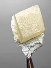 Load image into Gallery viewer, Rare Druzy Golden “Diamond” Calcite on Zeolite Matrix — Maharashtra, India | Collector Cabinet Specimen