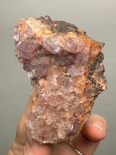 Load image into Gallery viewer, Natural Botryoidal Goethite on Amethyst Cluster | Collector Mineral Specimen | Morocco