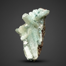 Load image into Gallery viewer, Luminous Mint Apophyllite with Glittering Druzy Sugar Quartz – India