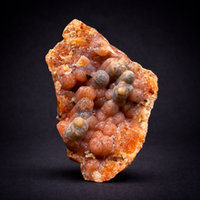 Load image into Gallery viewer, “Goblin Chalcedony” Pink & Orange Druzy Botryoidal Stalactites— Tichka Massif, High Atlas, Morocco