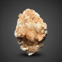 Load image into Gallery viewer, High-Grade Orange Heulandite on Matrix — Maharashtra, India | Zeolite Cluster Specimen