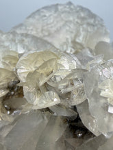 Load image into Gallery viewer, LARGE Silvery Bladed “Rose” Calcite Cluster – Yaogangxian Mine, Hunan, China
