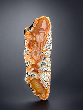 Load image into Gallery viewer, Rare Moroccan Orange and Pink Agate Collected by Indigenous Nomads | Ancient Beauty from the Sahara