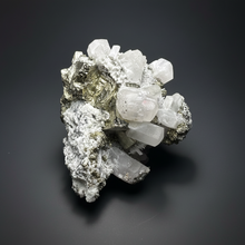 Load image into Gallery viewer, 3.5” New Find: Huanzala Mine Peru Sphalerite + Chalcopyrite + Apatite + Calcite + Quartz | Collector Display Specimen