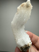 Load image into Gallery viewer, RARE COMBO Moroccan Ram’s Horn Selenite (Gypsum) with Yellow Botryoidal Fluorite Display Specimen