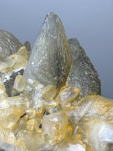 Load image into Gallery viewer, Isometric Fluorite & Scalenohedral Calcite Specimen | Pakistan Mineral Collector Display Piece