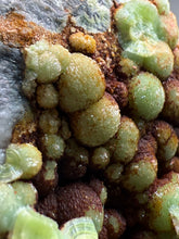 Load image into Gallery viewer, High-Grade Green Wavellite Collectors Specimen - Radiating Botryoidal Crystal Formation - Arkansas, USA