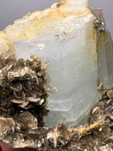 Load image into Gallery viewer, Premium Aquamarine with Mica on Matrix
Collector Mineral Specimen – Nagar Valley, Pakistan